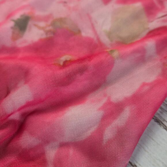 Shein Watercolor Pink Spaghetti Strap Maxi Dress Sz XL - Picture 3 of 4